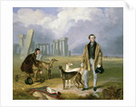 Charles Randell with Greyhounds, 1849 by James Flewitt Mullock