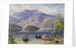 Ben Venue and Ellen's Isle, Loch Katrine by Myles Birket Foster