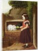 Feeding the Rabbits, 1868 by Charles Ashmore
