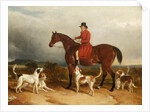 William Phillips of Risca Manor, Monmouthshire with hounds, 1850-55 by James Flewitt Mullock