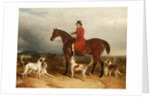William Phillips of Risca Manor, Monmouthshire with hounds, 1850-55 by James Flewitt Mullock