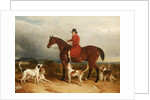 William Phillips of Risca Manor, Monmouthshire with hounds, 1850-55 by James Flewitt Mullock