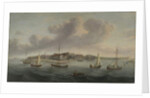 View of a Seaport, 1760 by American School