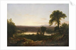 Summer Twilight, A Recollection of a Scene in New England, 1834 by Thomas Cole