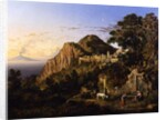 Vesuvius and the Bay of Naples from the Island of Capri, 1850 by George Loring Brown