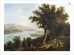 View from Hyde Park on the Hudson River, 1845 by Victor de Grailly