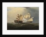 Capture of H.M.S. Macedonian by the U.S. Frigate United States, after Thomas Birch, 1813 by American School