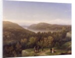 Hudson River Valley from Fort Putnam, West Point, 1855 by George Henry Boughton