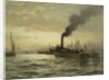 New York Harbor, N.Y.C, 1880 by Edward Moran
