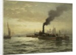 New York Harbor, N.Y.C, 1880 by Edward Moran
