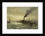 New York Harbor, N.Y.C, 1880 by Edward Moran