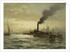 New York Harbor, N.Y.C, 1880 by Edward Moran