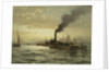 New York Harbor, N.Y.C, 1880 by Edward Moran
