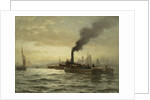 New York Harbor, N.Y.C, 1880 by Edward Moran