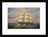 Clipper Ship 'American Eagle', 1856 by G. Dell