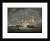 Running Action Between the U.S. Frigate President and H.M.S. Endymion, 1815 by Thomas Butterworth
