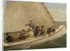 Fishing in a Catboat in Great South Bay, 1871 by Junius Brutus Stearns