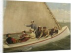 Fishing in a Catboat in Great South Bay, 1871 by Junius Brutus Stearns