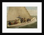 Fishing in a Catboat in Great South Bay, 1871 by Junius Brutus Stearns