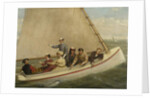 Fishing in a Catboat in Great South Bay, 1871 by Junius Brutus Stearns