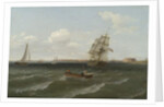 New York Harbor, 1813 by Thomas Birch