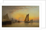 New York Harbor, N.Y., 1880 by Francis Augustus Silva