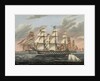 U.S. Ships-of-the-Line and Frigates Delaware and North Carolina, Brandywine, and Constellation, 1848 by James Guy Evans