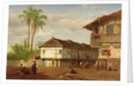 Street View of Guayaquil, Ecuador, 1859 by Louis Remy Mignot