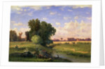 Hackensack Meadows, Sunset, 1859 by George Snr. Inness