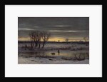 Winter Twilight Near Albany, 1858 by George Henry Boughton