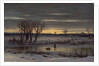 Winter Twilight Near Albany, 1858 by George Henry Boughton