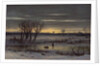 Winter Twilight Near Albany, 1858 by George Henry Boughton