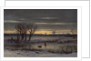 Winter Twilight Near Albany, 1858 by George Henry Boughton