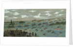 Review of the United States Fleet in New York Harbour with the Statue of Liberty, 1893 by Andrew Meyer
