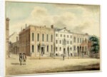 North-east corner of Wall and William Streets, New York City, 1798 by Archibald Robertson