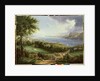 View of the Hudson River from near Sing Sing, New York, c.1850 by Robert the Younger Havell