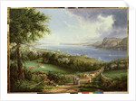 View of the Hudson River from near Sing Sing, New York, c.1850 by Robert the Younger Havell