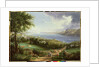 View of the Hudson River from near Sing Sing, New York, c.1850 by Robert the Younger Havell