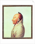 Indian Chief of the Little Osages, c.1807 by Charles Balthazar Julien Fevret de Saint-Memin