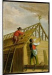 Barn Builders, 1836 by Asher Brown Durand