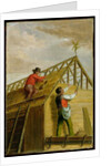 Barn Builders, 1836 by Asher Brown Durand