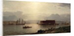 The Narrows and Fort Lafayette, Ships coming into Port, New York Harbour, 1868 by Samuel Coleman