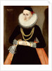 Portrait of a Young Lady, 1608 by German School