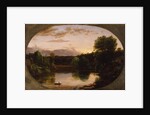 Sunset, View on Catskill Creek, 1833 by Thomas Cole