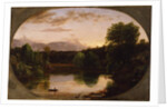 Sunset, View on Catskill Creek, 1833 by Thomas Cole