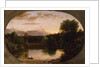 Sunset, View on Catskill Creek, 1833 by Thomas Cole