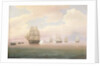 Escape of the U.S. Frigate Constitution, 1838 by Thomas Birch
