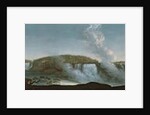 Niagara Falls from under Table Rock, 1808 by John Trumbull