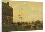 Foot of Cortlandt Street, New York City, c.1818-49 by American School