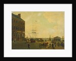 Foot of Cortlandt Street, New York City, c.1818-49 by American School